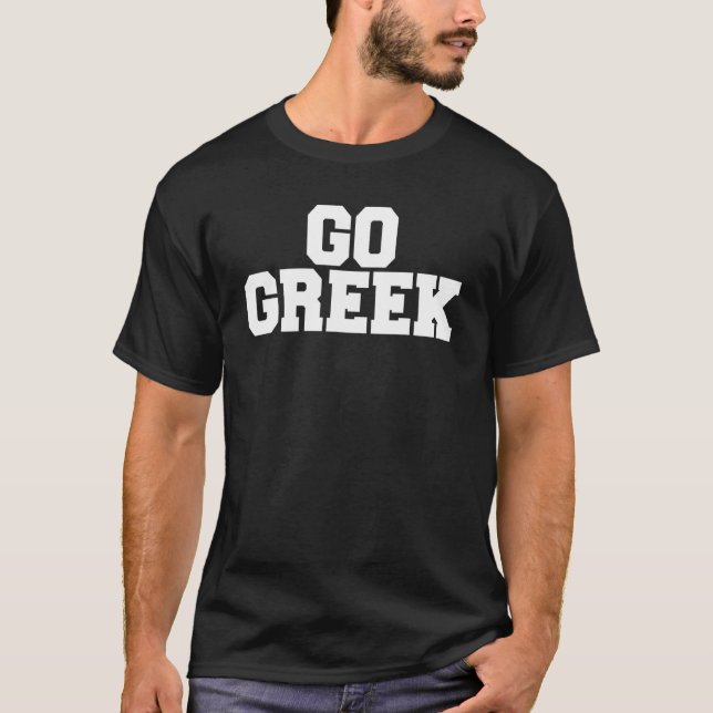 Griechisch Funny Brüderlichkeit Studentinnenverbin T-Shirt (Vorderseite)