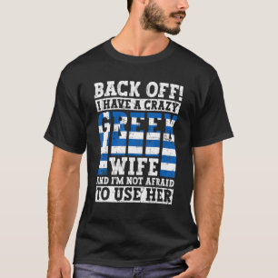 Griechisch-griechisches Flag Heritage für Männer T-Shirt