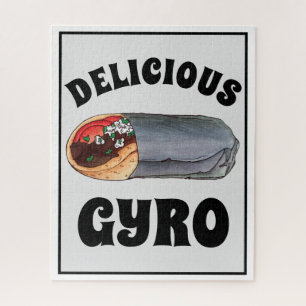 Griechisch Gyro Pita Fleisch Sandwich mediterrane 