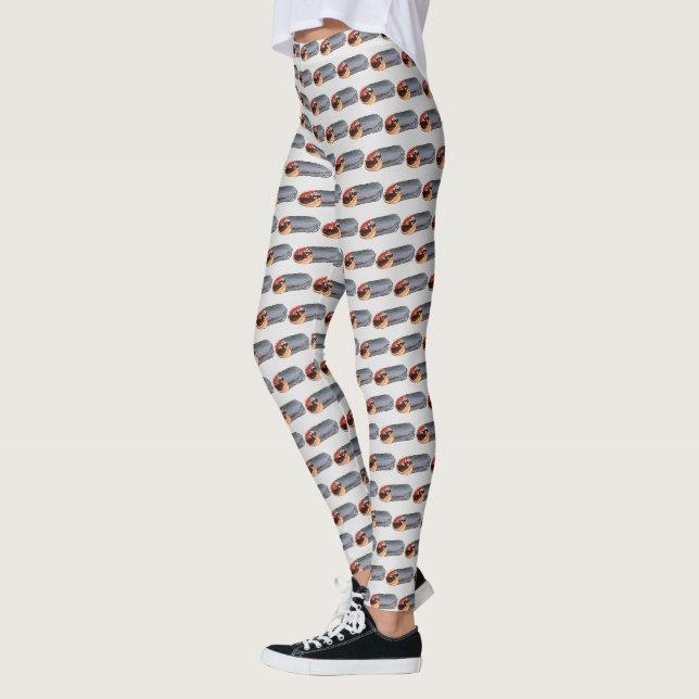 Griechisch Gyro Pita Fleisch Sandwich mediterrane  Leggings (Links)