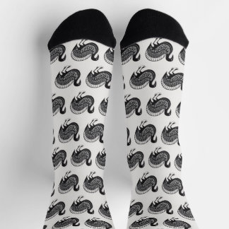 Griechisch Inspirierte Vogelsocken Socken