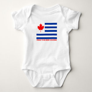 Griechisch-Kanadier Baby Strampler