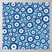 Griechisch Mataki - Matiasma Evil Eye Muster #2