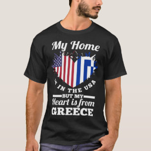 Griechisch meine Zuhause ist in den USA, aber mein T-Shirt