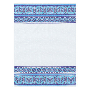 Griechisch-Mosaiksteinschmuck - Blauschattierungen Tischdecke