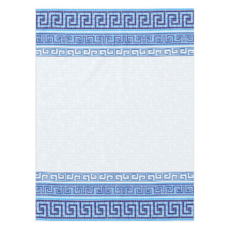 Griechisch-Mosaiksteinschmuck - Blauschattierungen Tischdecke