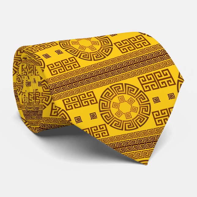 Griechisch Neck Tie Krawatte (Gerollt)