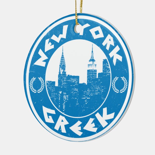 Griechisch-New York Keramik Ornament (Links)