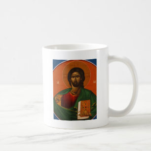 GRIECHISCH-ORTHODOXE IKONE JESUS CHRISTUS KAFFEETASSE