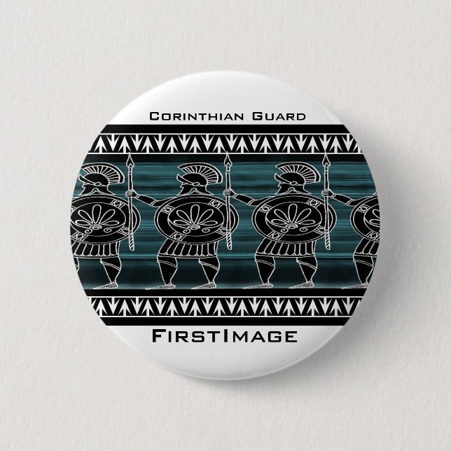 Griechisch-Schwarze Uhr Button (Vorderseite)