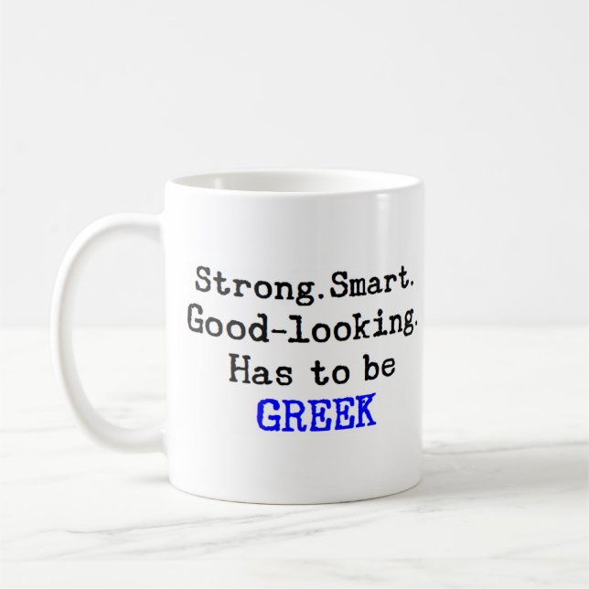 griechisch stark kaffeetasse (Links)