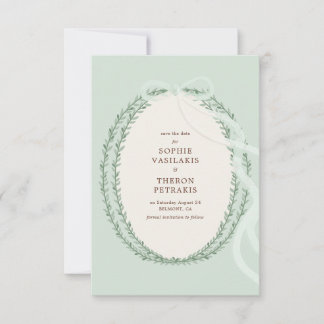 Griechisch Stefana Save The Date