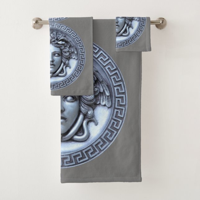 Griechisch-Wiedergeburt Medusa Badhandtuch Set (Insitu)