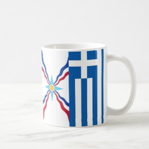 Griechische assyrische klassische Tasse, 11 oz Kaffeetasse