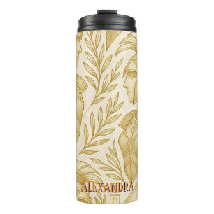 Griechische Athena Damen-Sportbekleidung und Perfo Thermosbecher