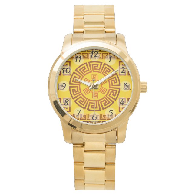 Griechische Designschau Armbanduhr (Vorderseite)
