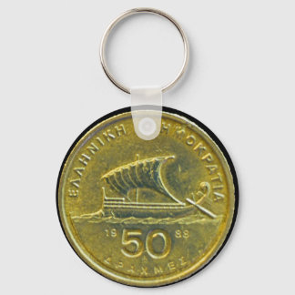 Griechische Drachma Coins Schlüsselanhänger
