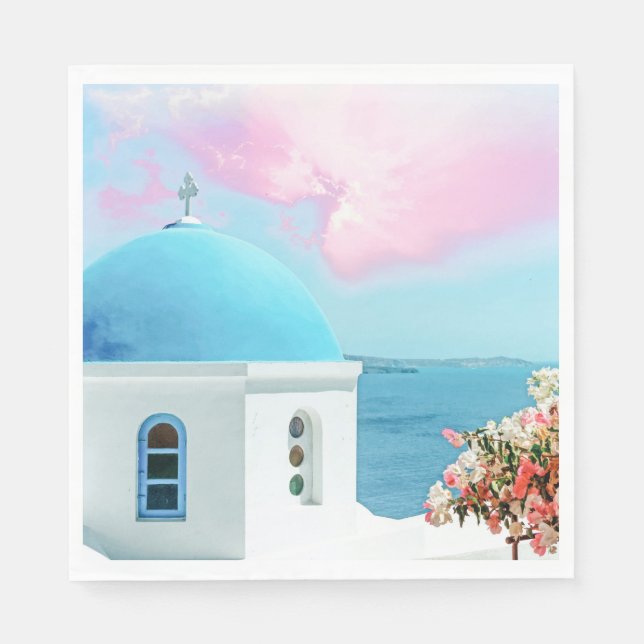 Griechische Erleuchtung Serviette (Vorderseite)