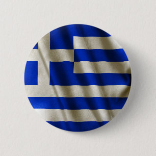 griechische Flagge Button