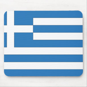 Griechische Flagge, Flagge Griechenlands Mousepad
