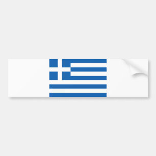 Griechische Flagge (Griechenland) Autoaufkleber