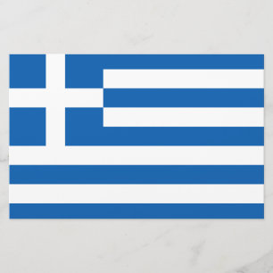 Griechische Flagge (Griechenland) Briefpapier