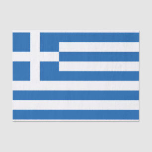 Griechische Flagge (Griechenland) Seidenpapier
