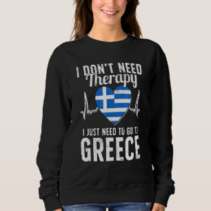 Griechische Flagge I Griechenland Flagge I Urlaub  Sweatshirt