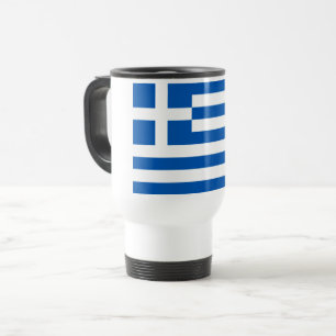 Griechische Flagge Reisebecher