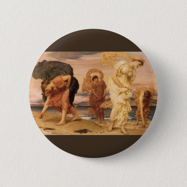 Griechische Girls sammeln Kieselsteine von Lord Le Button (Vorderseite)