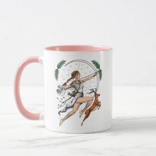 Griechische Göttin Artemis Tasse
