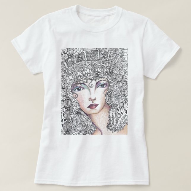 griechische Göttin T-Shirt (Design vorne)