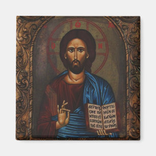Griechische IKONE CHRISTUS Magnet