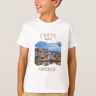 Griechische Insel Kreta Griechenland mit der Stadt T-Shirt