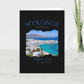 Griechische Insel Mykonos Griechenland Urlaub Fami Karte