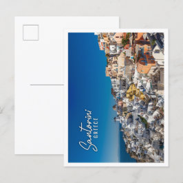 Griechische Insel Santorin phantastisches Reisepan Postkarte