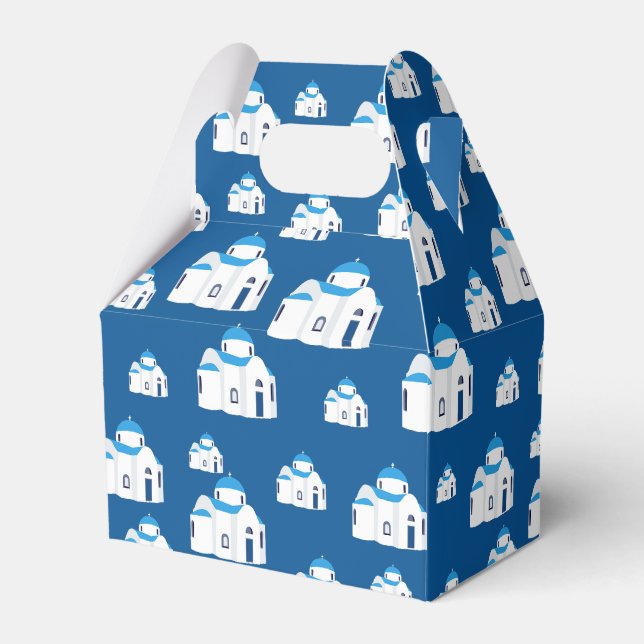 Griechische Insel Santorini Kirche Geschenkschachtel (Vorderseite)