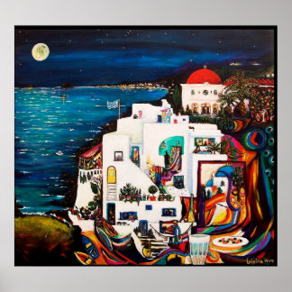 Griechische Insel Traumposter Poster