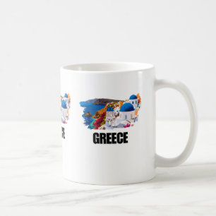 Griechische Inseln Kaffeetasse