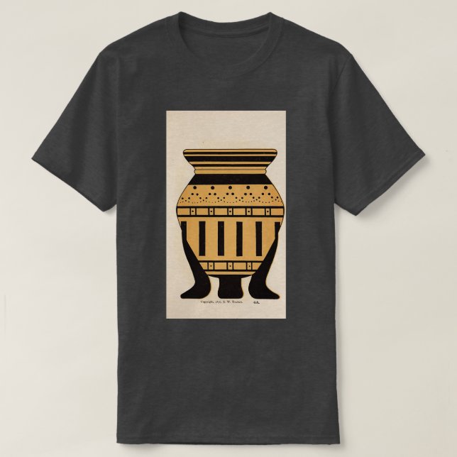 Griechische Keramik Eine manchmal verwendete griec T-Shirt (Design vorne)