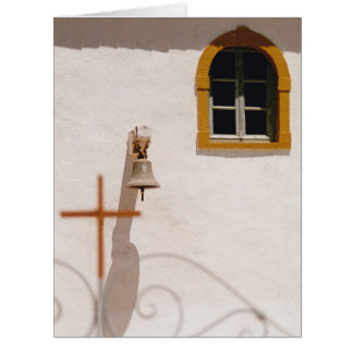 Griechische Kirche mit Kreuz und Glocke auf der gr