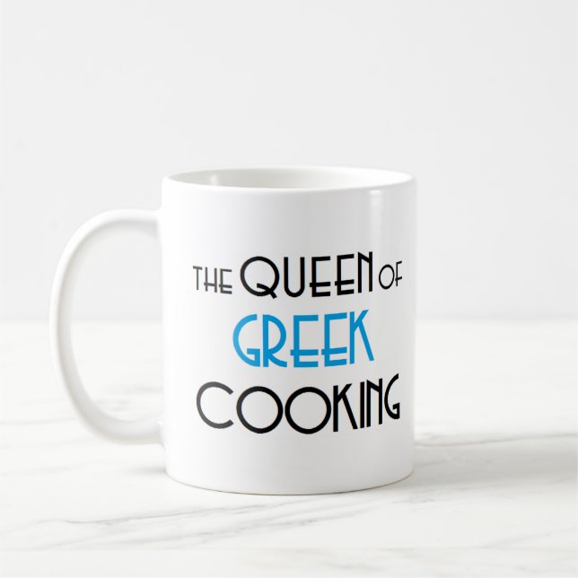 griechische Kochkönigin Kaffeetasse (Links)