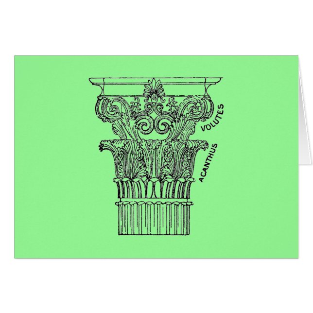 Griechische Kolonne (Vorderseite (Horizontal))