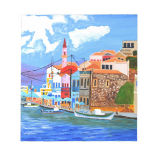 griechische Küste Notizblock