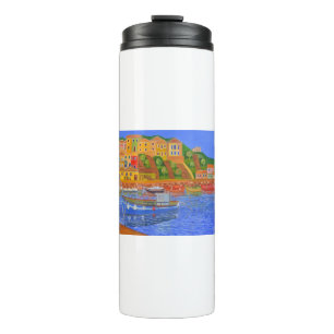 griechische Küste Thermosbecher
