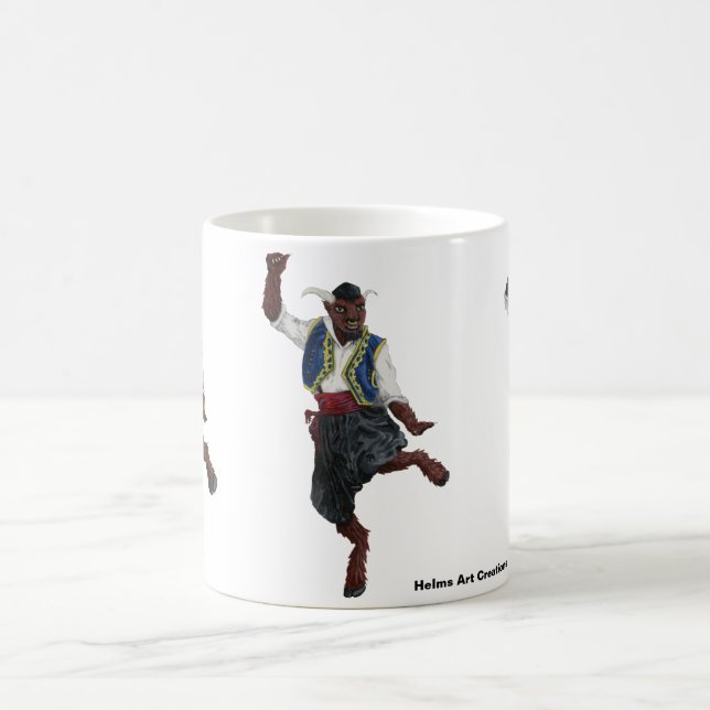 Griechische Minotaurs tanzen Fantasy Art Coffee Cu Kaffeetasse (Mittel)