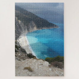 Griechische Myrtos Bay Beach Landschaft Kefalonia 