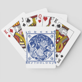 Griechische Mythologie - Blau Spielkarten