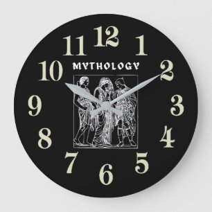 Griechische Mythologie Große Wanduhr