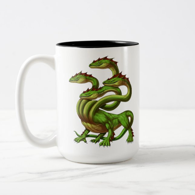 Griechische Mythologie Hydra Zweifarbige Tasse (Links)